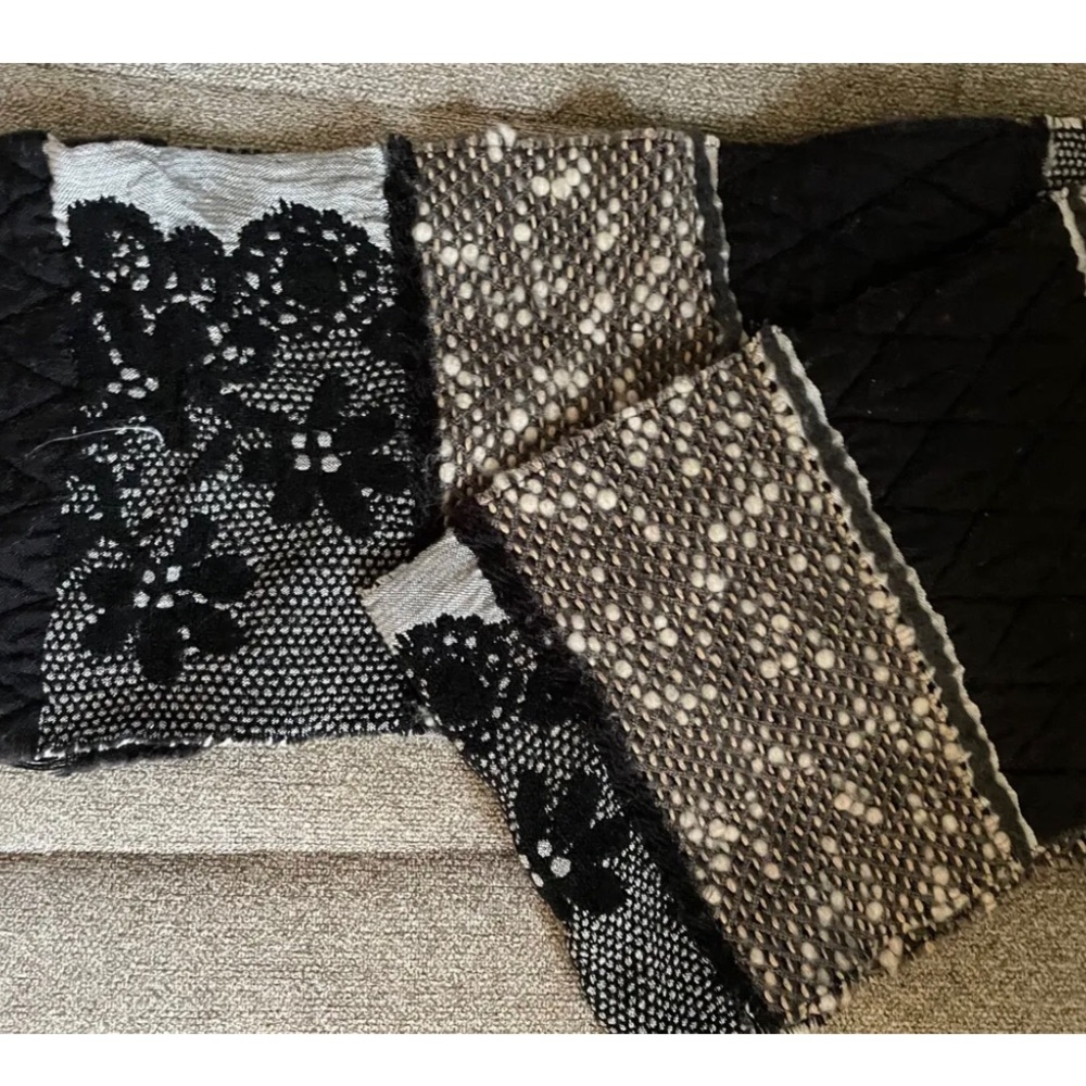 Guillaume de Mons Paris France boho patchwork Scarf